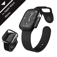 刀鋒Edge系列 Apple Watch Series 5 (40mm) 鋁合金雙料保護殼 保護邊框(經典黑)