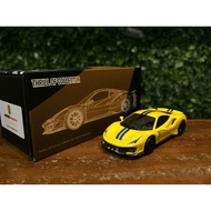 1/64 FuelMe Ferrari 488 Pista Giallo Modena TCDFE488P06 [MGM]