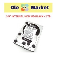 3.5” INTERNAL HDD WD BLACK - 2 TB