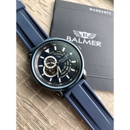 *Ready Stock*ORIGINAL Balmer 9184 Series Silicone Rubber Sapphire Glass Water Resistant Mechanical Men’s Watch