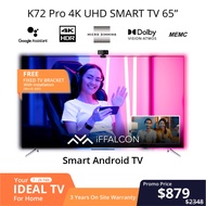 iFFALCON K72 Pro AiPQ 4K QUHD Chromecast Smart TV 65 Inch | 4K QUHD Android Television