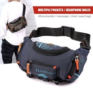 Waist Pack For Men Casual Chest Bag Waterproof Waist Bag Male Fanny Pack Big Capacity Multifunctiona