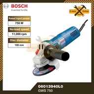 Bosch Grinder GWS750-100 Angle Grinder Machine 4" Grinder Bosch Original Bosch Grender Bosch Mesin P