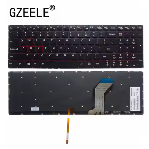 US/UK/RU New for Lenovo Ideapad Y700 Y700-15 Y700-15ISK Y700-15ACZ Y700-17ISK Y700-15ISE English Bac