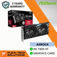 Flexi Tech ASROCK AMD Radeon™ RX 7800 XT Challenger 16GB OC GPU Graphics Card