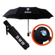 BMW short handle advertising umbrella pure black full automatic folding umbrella E90 E60 F30 F10 F15