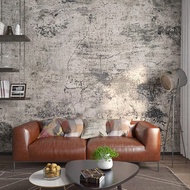 1 Roll Of Yellow Concrete Wallpaper, Cement Contact Paper 3D Matte Texture, Wallpaper Is Self-Adhesi