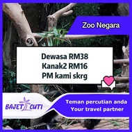 [PM KAMI UTK PROMO] Tiket Zoo Negara Kuala Lumpur + Giant Panda (Open Date Ticket)