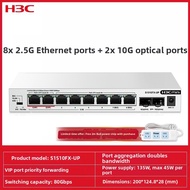H3C | 2.5G POE Switch with 8 Ports 2.5G Ethernet + 2 10G SFP Ports for WiFi7