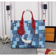 Lv Denim Onthego,Tote,Speddy Bag Super Mirror - Tote 31Cm Sebelasmei1