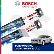 BOSCH AEROTWIN PLUS FLATBLADES WIPER SET FOR FORD MUSTANG 2009-PRESENT (22"/20")