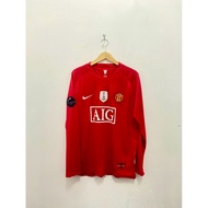 Retro Jersey Rare Manchester United Home 2008 2009 RONALDO 7