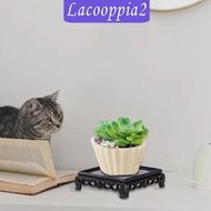 [Lacooppia2] Fishbowl Stand Plant Holder Vase Plant Buddha Statue Display Stand Bowl Riser Plant Stand for Corridor Porch Living Room