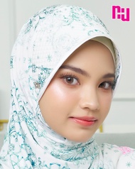 NUNUH FIROJA  ผ้าคลุมผมฮีญาบมุสลิมแบบสวมสำเร็จ ทรงหัวแข็ง (HKY-N)