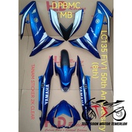 COVERSET STICKER TANAM (HLD Racing) YAMAHA LC135 V8 LC135 Fi 50TH Anniversary (8th)