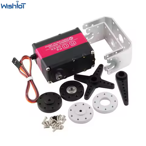 RDS5160 60KG Robot Digital Servo Dual Shaft High Torque Metal Gear IP66 Waterproof with U-Shaped Mou