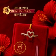 BRJ Cincin Batu Emas 375 Original | Ready Stock | Cincin Tunang & Nikah Wanita