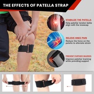 2 Set Penyokong Lutut Osgood Schlatter untuk Kanak-kanak dan Remaja, Tali Penyokong Patela dengan 3 