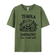 Tequila Emergency Call 9 Juan Graphic T-Shirt For Teens Unisex Luxury Streetwear