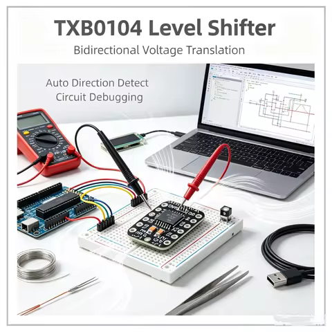 Txb0104 4-channel Bidirectional Logic Level Shifter Module Auto Direction Sensing 3.3v/5v Logic Conv