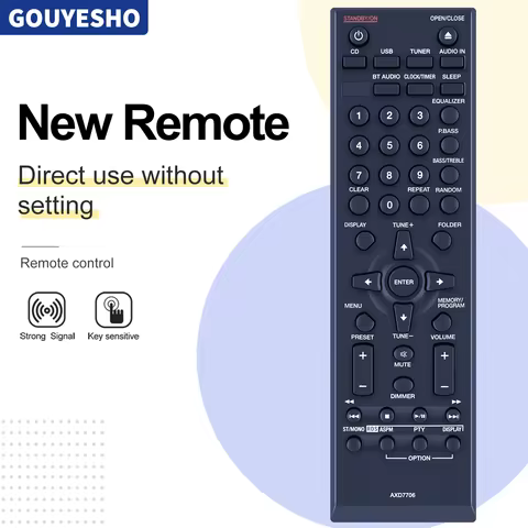 New Remote Control receiver AXD7706 for PIONEER X-HM21, X-SMC01BR-S