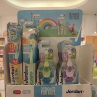 JORDAN TOOTHBRUSH 0-2 YEARS 1-4 YEARS 3-5 YEARS 6-9 YEARS