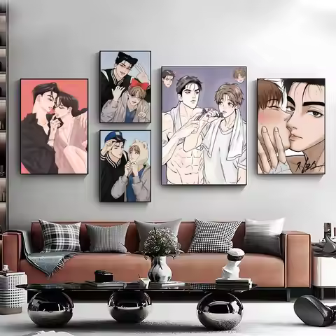 Comic Jinx Classic Vintage Poster Poster Self-adhesive Art Waterproof Paper Sticker Coffee House Bar