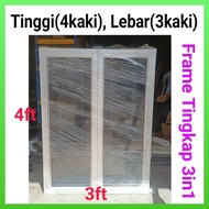 3ft x 4ft(Ready Stock) Frame Tingkap 3in1