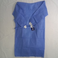 PUTIH Sterile DISPOSABLE Blue and White Surgical Gown