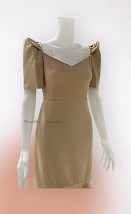 DRESS FRANCEL WOMEN FORMAL MODERN FILIPINIANA GRADUATION BRIDAL CASUAL EVENT ON HAND ANY EVENT M TO 