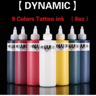 【Preferred】DYNAMIC Tattoo ink 8oz 240ml 9 Color Tattoo Supply Tattoo ink Set Tattoo ink original Pro