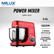 Milux Power Stand Mixer (Heavy Duty) 6.5L 1500W MPH-1500