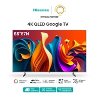 [FREE INSTALL] Hisense 55/65/75/85 inch QLED / Quantum Dot / HDR10+ / Dolby Atmos / 4K Google TV / T