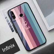 Softcase Glass Kaca Infinix Note 8 Hot 8 9 9 Play 10 10S 10Play 11 Smart 4 5 6-  B114 - Pelindung hp - Softcase Infinix -   Case Handphone - Softcase Handphone