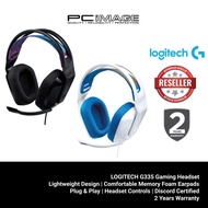 Logitech G335 Lightweight Wired Gaming Headset with Flip to Mute Microphone