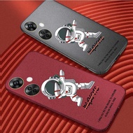 OnePlus Nord CE 3 Lite CE3 2 Lite nord 2T onePlus 11 5G 10T 10 Pro Stylish NASA Astronaut Rubber Phone Cover Sandstone Silicon Case Shockproof Casing