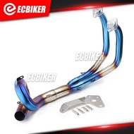 Yamaha MT07 Exhaust Header Spiral (Blue)
