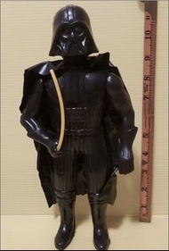 懷舊 星球大戰 Star Wars 黑武士 Dark Vader 膠公仔 中膠 海賊版 (H)