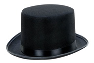 Classic Black Top Hat Perfect for Halloween Costumes, Magician, Steampunk, and Iconic Character Outf