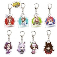 Anime Keychain Uma Musume Pretty Derby Acrylica Oguri Cap Clear Bliss Agnes Tachyon