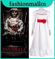 Annabelle Doll in White Dress - Perfect for Halloween