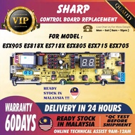 ES718X / ES818X / ESX805 / ESX715 / ES718X / ES818X SHARP 5 SOCKET WASHING MACHINE PCB BOARD ( CONTR