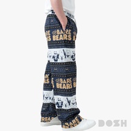 DOSH MENS LAY PANTS WE BARE BEARS กางเกงเลผ้าไหมอิตาลี DBBML5001-NV1 (XS-L)