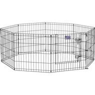 MidWest Pet Household 24-inch (about 60.9cm) Fitness Pen, Suitable for Indoor and Outdoor Use, 16 Sq