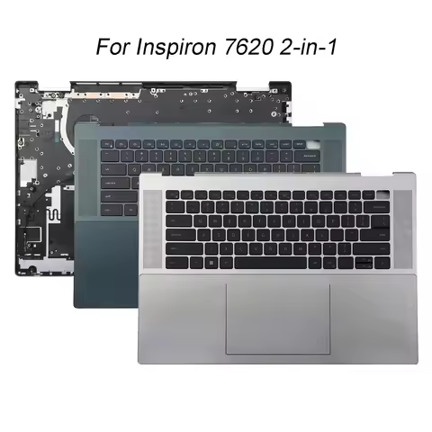 New Palmrest Upper Case Keyboard Touchpad Assembly For Dell Inspiron 16 7620 2-in-1, P119F Backlit U