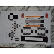 DIY Miniatur papercraft Lokomotif CC206