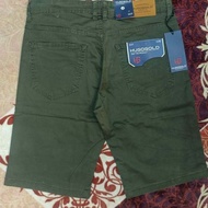 Celana Pendek Chino Pria Hugo Gold Saten Stretch Slimfit / Celana pendek Chino Hugo Gold Premium 202