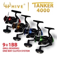 HIVE TANKER 9+1 BB ONE WAY CLUTCH METAL FISHING REEL