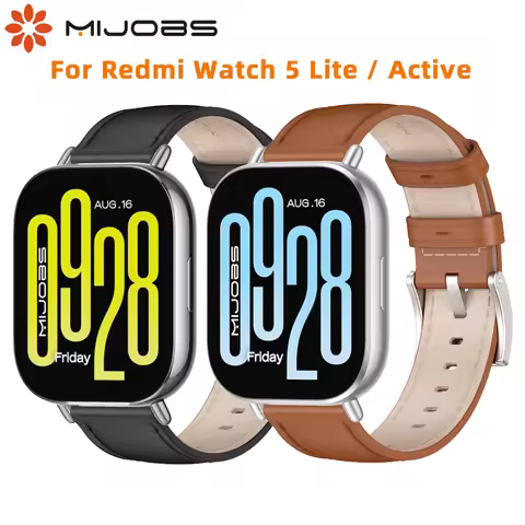 Leather Strap For Redmi Watch 5 Lite / Active Band for Xiaomi Redmi Watch 5 Active Watchbands Bracel