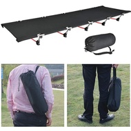 Outdoor Camping Bed Single Folding Bed Camping Bed Portable Aluminum Alloy Accompanying Bed Office N